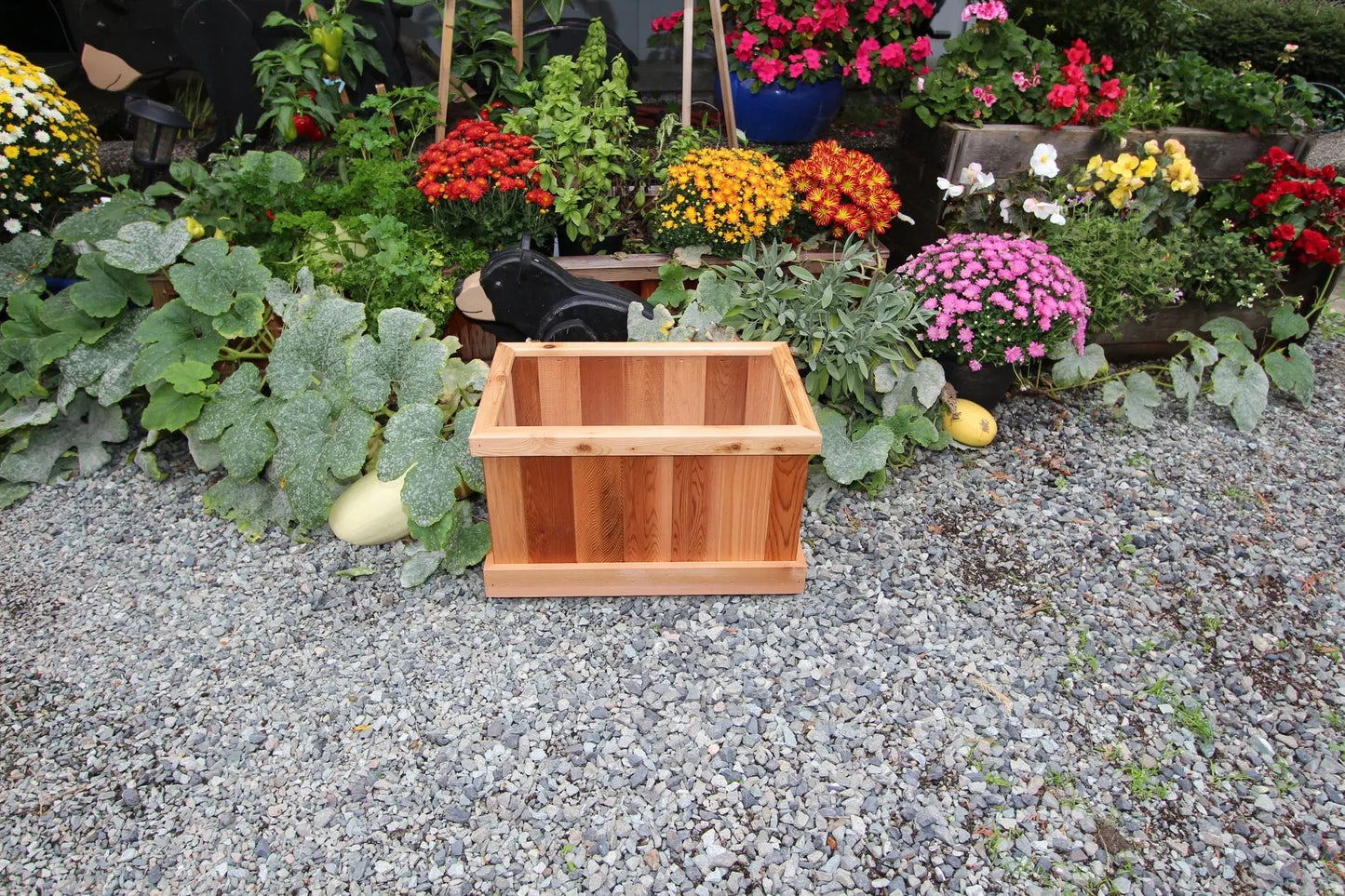 1624 - 24"L x 16"W x 16"H Western Red Cedar Raised Garden Planter