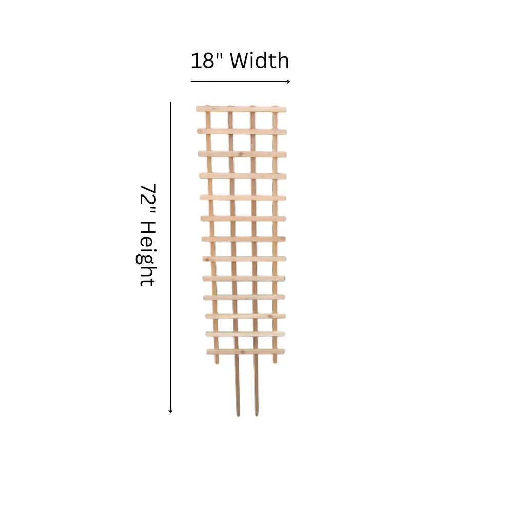 ST618 Straight Trellis - 72" H x 18" W Trellis The Planter Guy Alberta